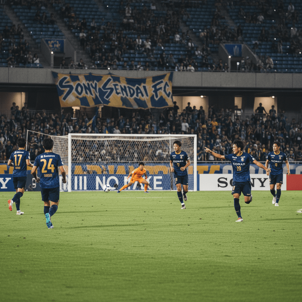 ソニー仙台FCの直近の試合で見えた、進化する戦術と記憶に残るゴールシーン