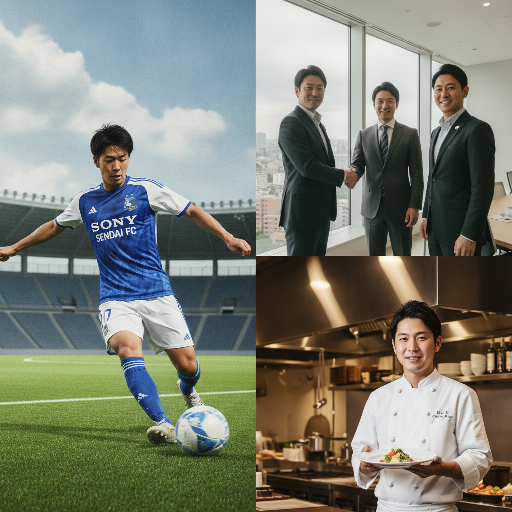 ソニー仙台FC歴代選手の移籍先と引退後の現在:セカンドキャリア成功戦略